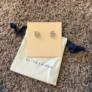 Wedding earrings from Olive + Piper
